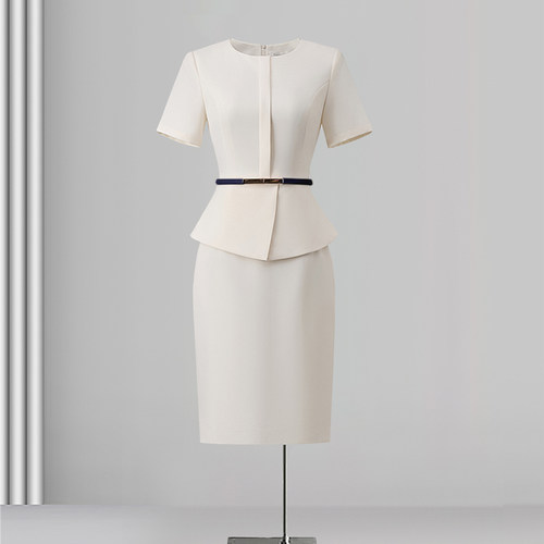 夏季新款美容师工服连衣裙