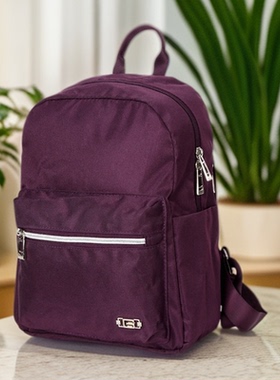 祥兴背包GEM双肩包女轻便休闲防泼水通勤百搭小巧背包女包帆布包