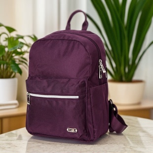 祥兴背包GEM双肩包女轻便休闲防泼水通勤百搭小巧背包女包帆布包