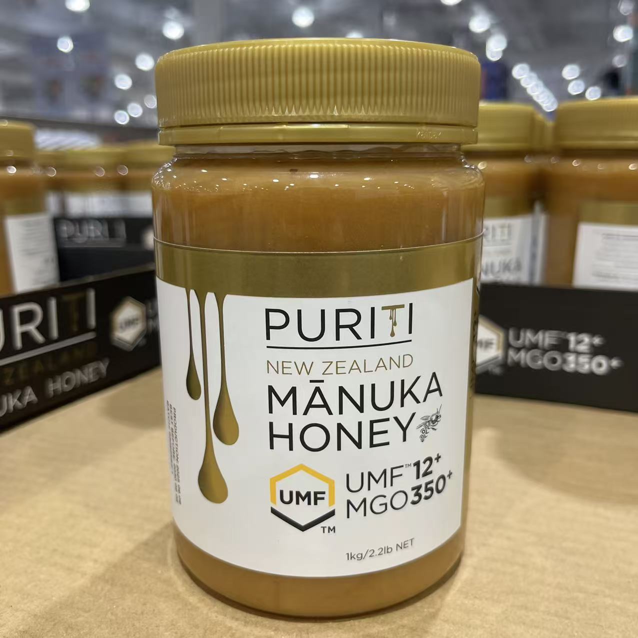 开市客代购 PURITI麦卢卡蜂蜜1kg新西兰进口UMF12+调饮烘焙多用途