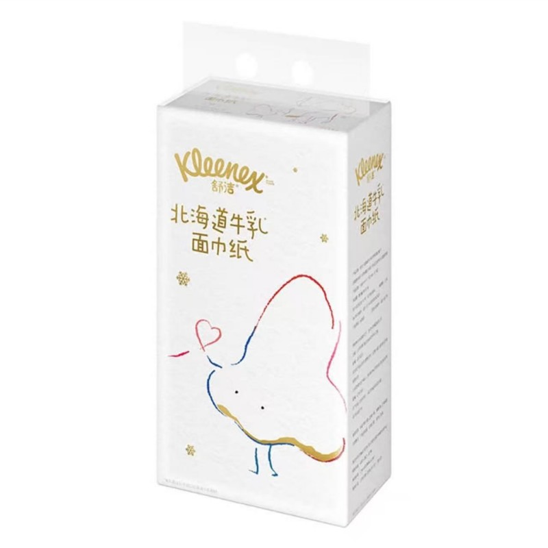舒洁北海道牛乳系列乳霜纸面巾