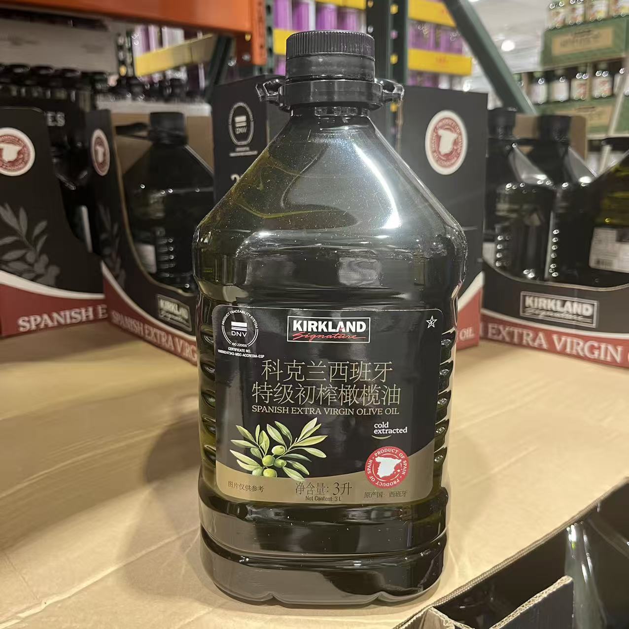 科克兰特级初榨橄榄油凉拌色拉油