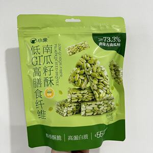 小象代购 小象低GI高膳食纤维南瓜籽酥180g醇香酥脆高蛋白质
