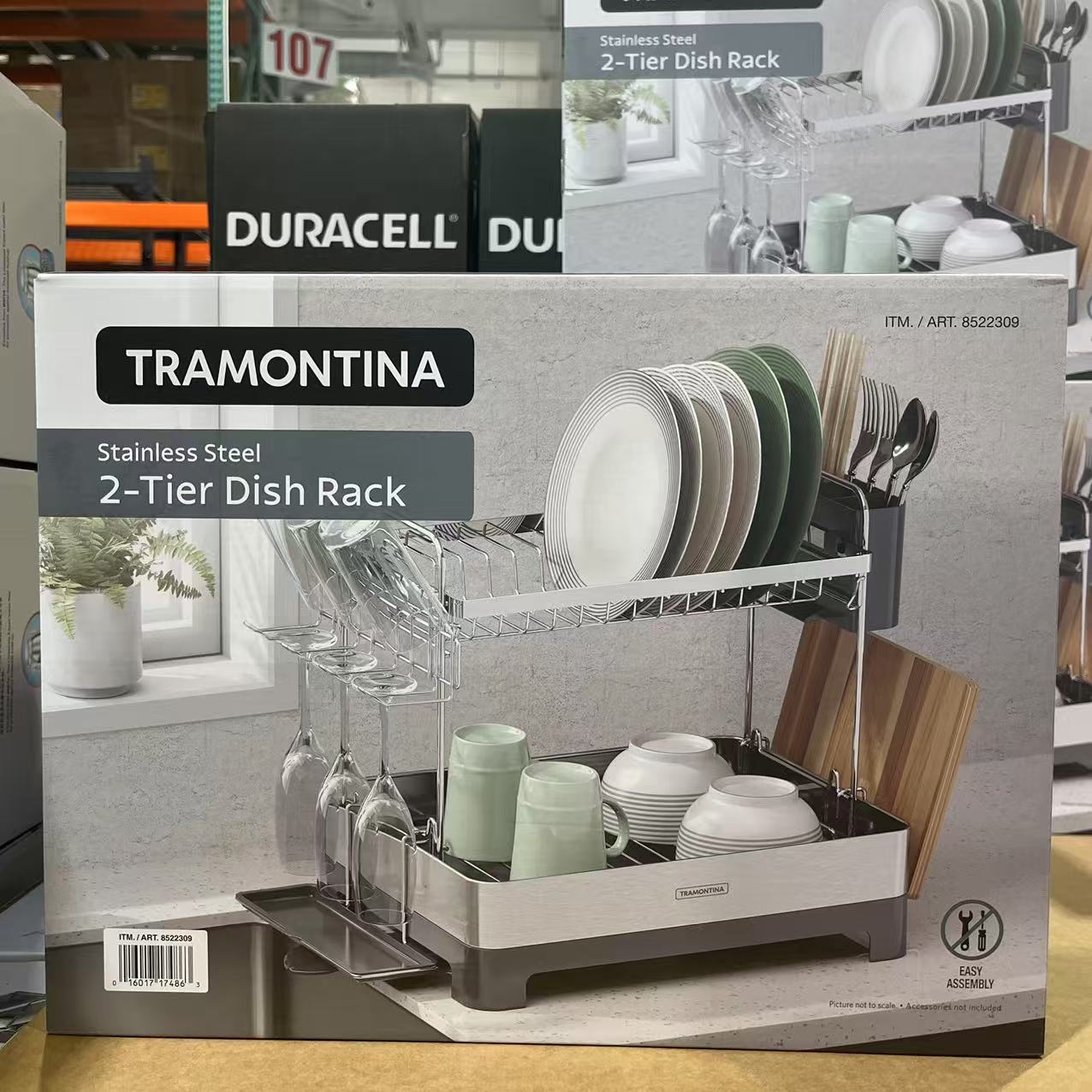 查蒙蒂纳不锈钢双层收纳沥水架