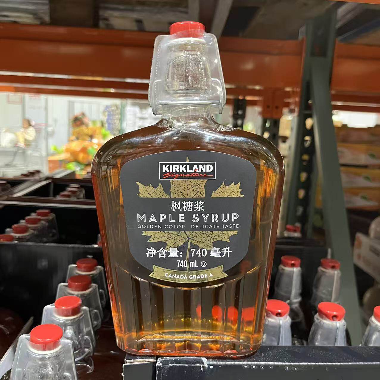 开市客Costco代购 加拿大KIRKLAND/科克兰枫糖浆1L适合加入冷热饮