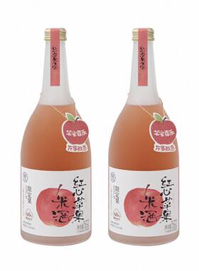 盒马代购红心苹果米酒720ml/瓶