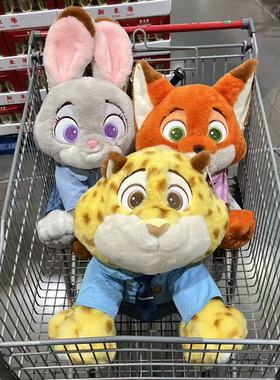 开市客 ZOOTOPIA NICK/UDY PLUSH疯狂动物城尼克朱迪玩偶绒毯毛毯
