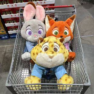 UDY NICK PLUSH疯狂动物城尼克朱迪玩偶绒毯毛毯 ZOOTOPIA 开市客