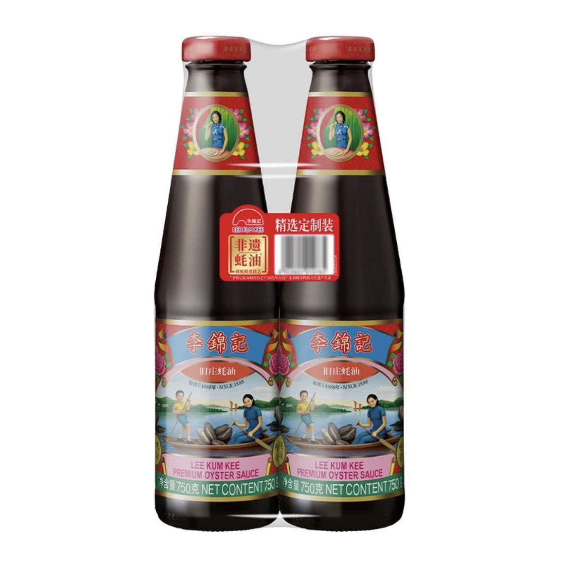 李锦记旧庄蚝油750g*2蚝鲜醇厚