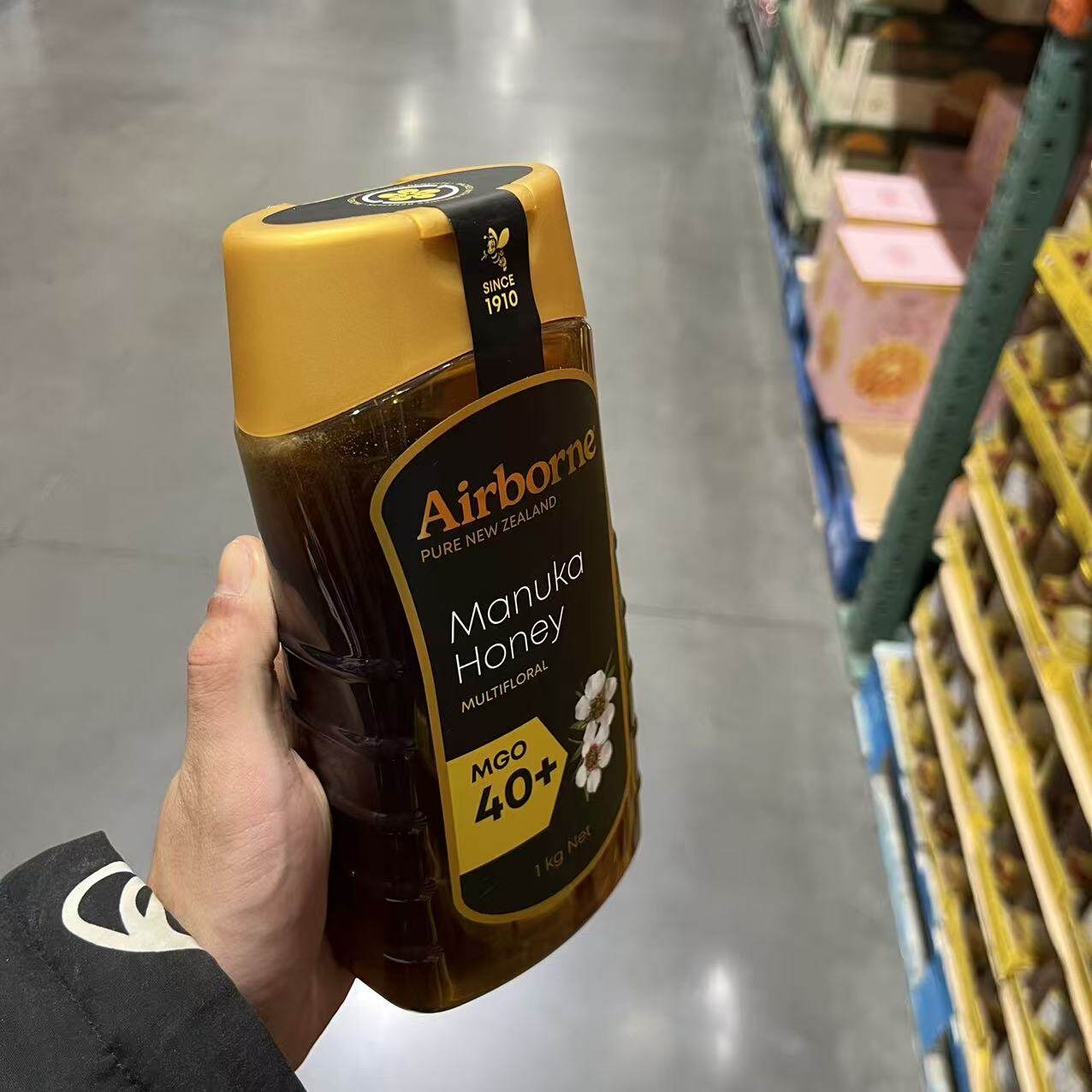 开市客代购  AIRBORNE MANUKA HONEY新西兰麦卢卡多花种蜂蜜1kg