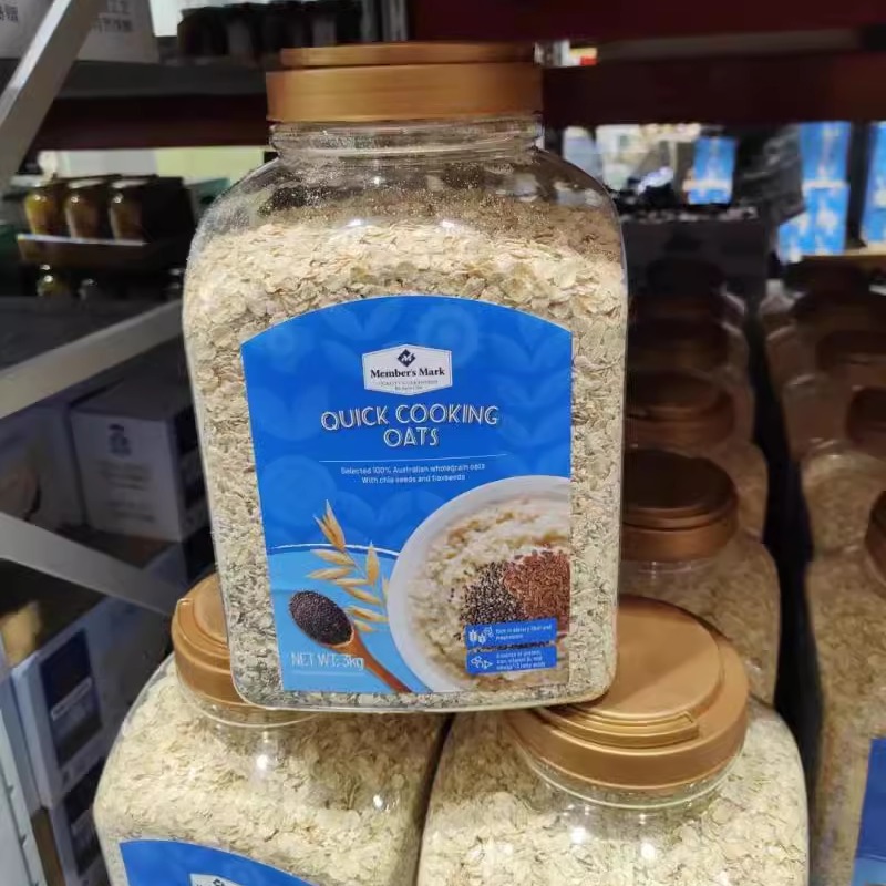 MM快熟燕麦片搭配奇亚籽+亚麻籽