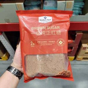 山姆代购 MM一级纯正红糖 500g*2袋原蔗古法熬制冲饮调味滋补香甜