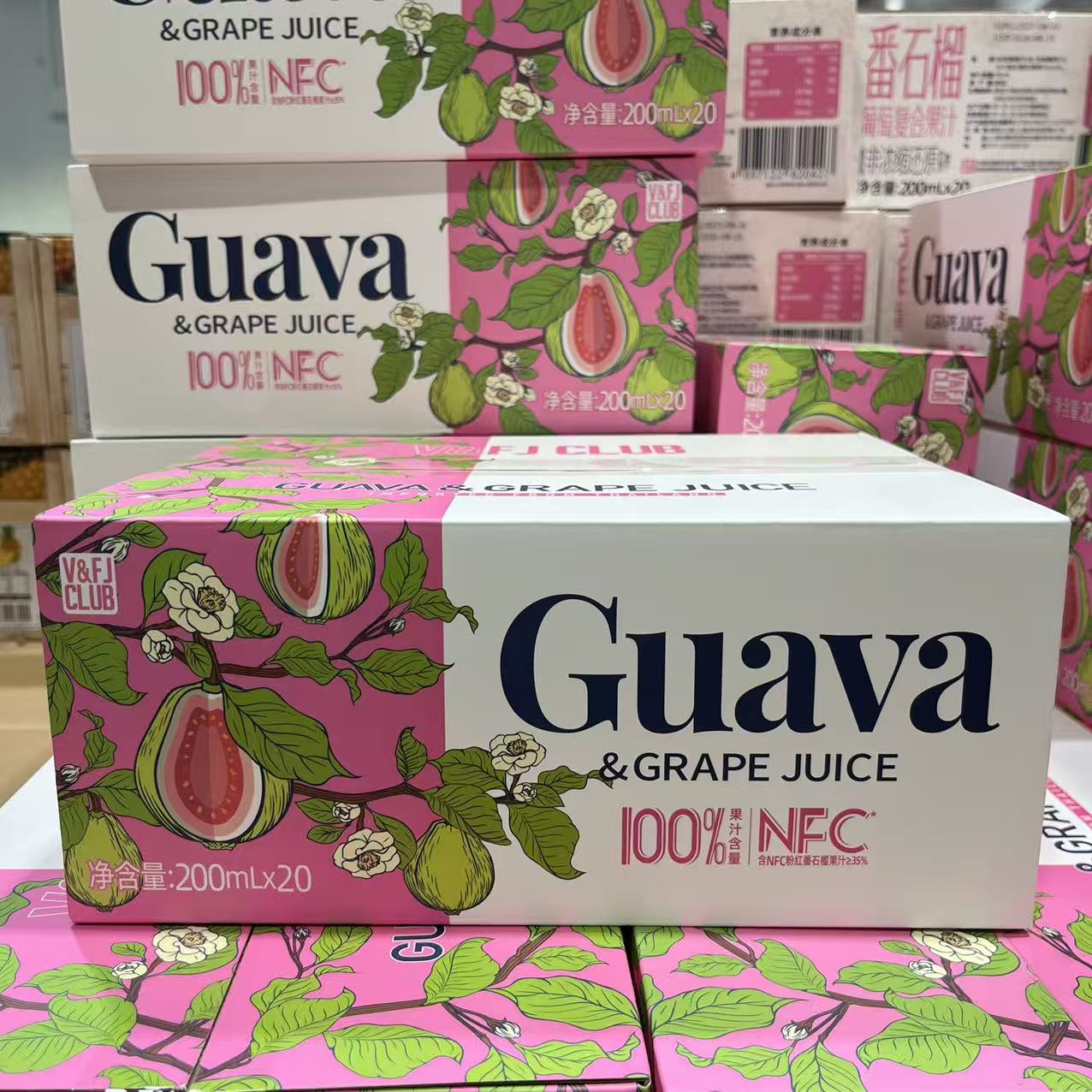 V&FJCLUB番石榴葡萄混合果汁