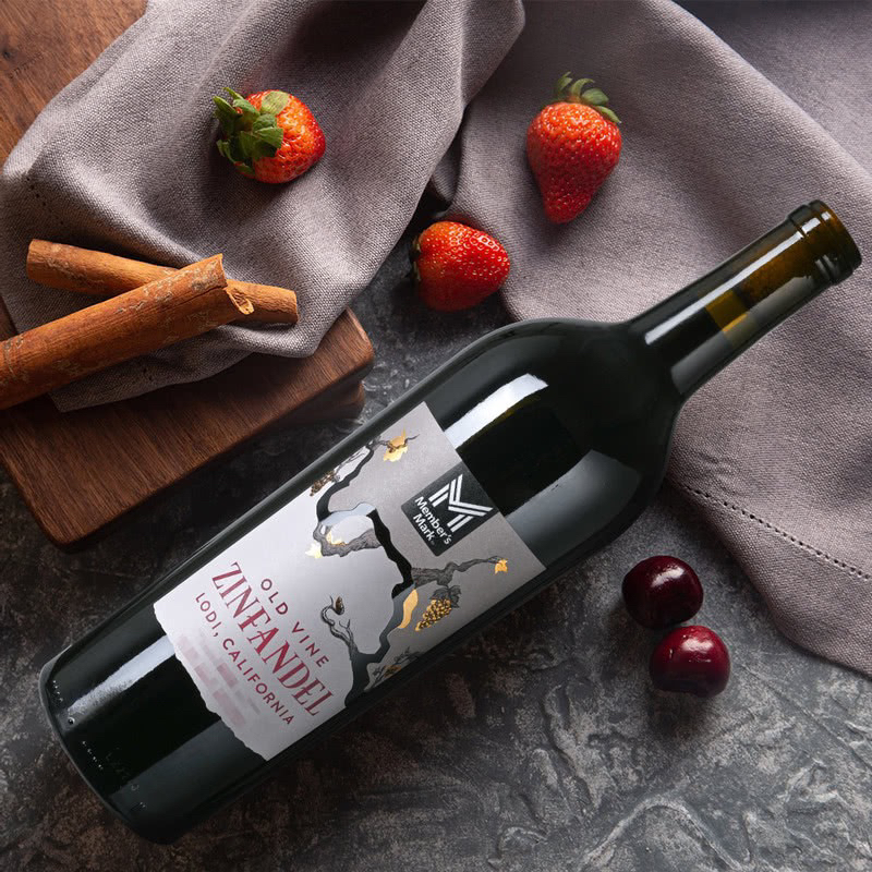 山姆MM老藤仙粉黛红葡萄酒果香