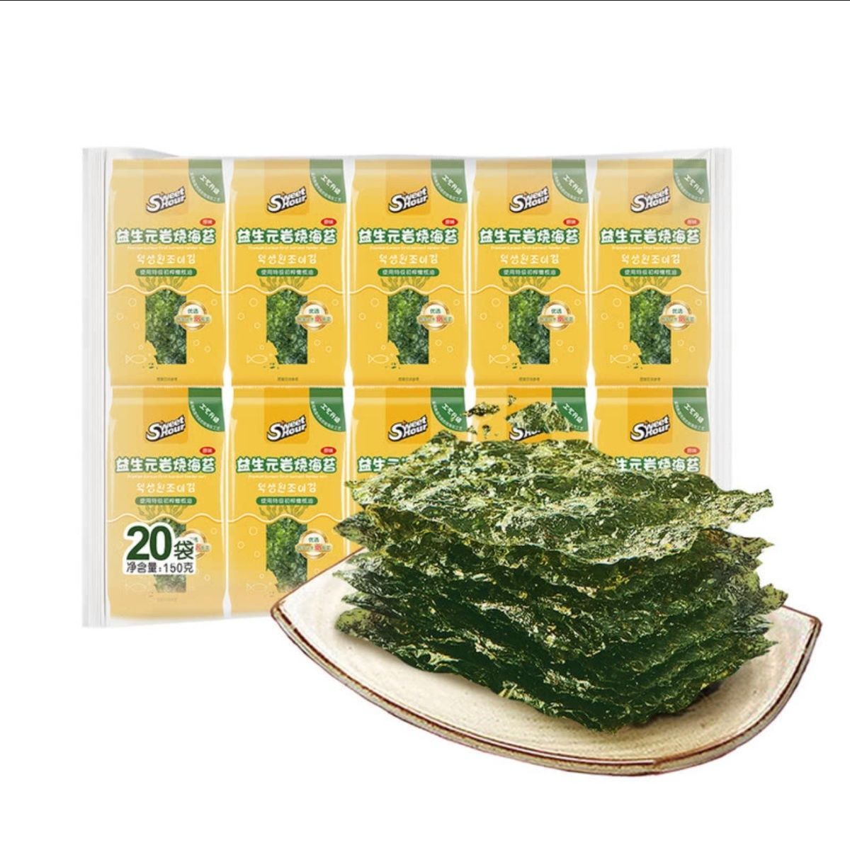喜之郎益生元岩烤海苔150g