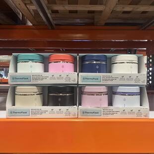 开市客代购 THERMO FLASK不锈钢保温罐保温桶591ml*2入 保温保冷