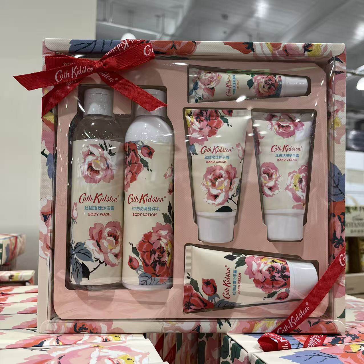 开市客代购 Cath Kidston丝绒玫瑰礼品套装清洁润肤柔润滋养送礼