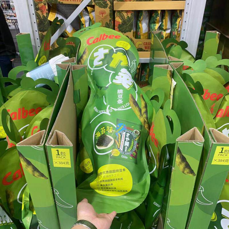 山姆代购 calbee海苔味豌豆脆（膨化食品）64g*6酥脆可口泰国进口