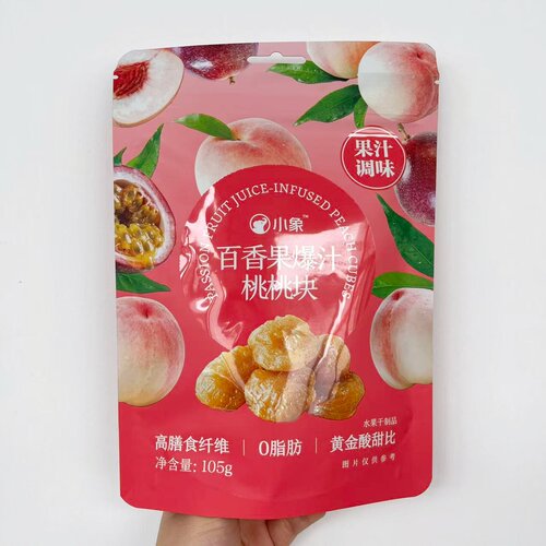 小象百香果爆汁桃桃块汁调味