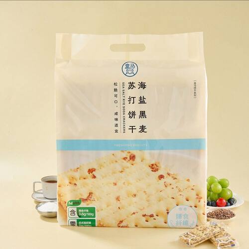 盒马海盐黑麦苏打饼干含膳食纤维