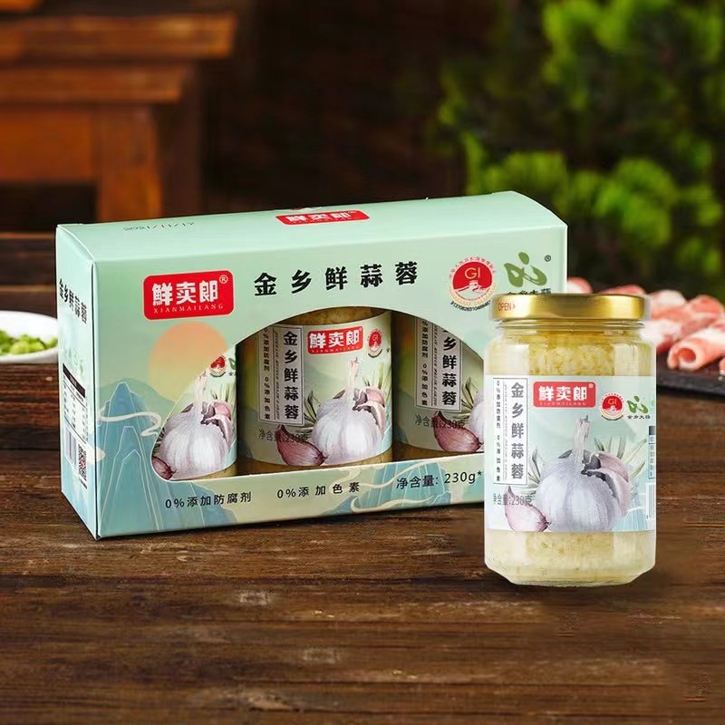 鲜卖郎海鲜蒜泥酱鲜蒜蓉酱料佐料