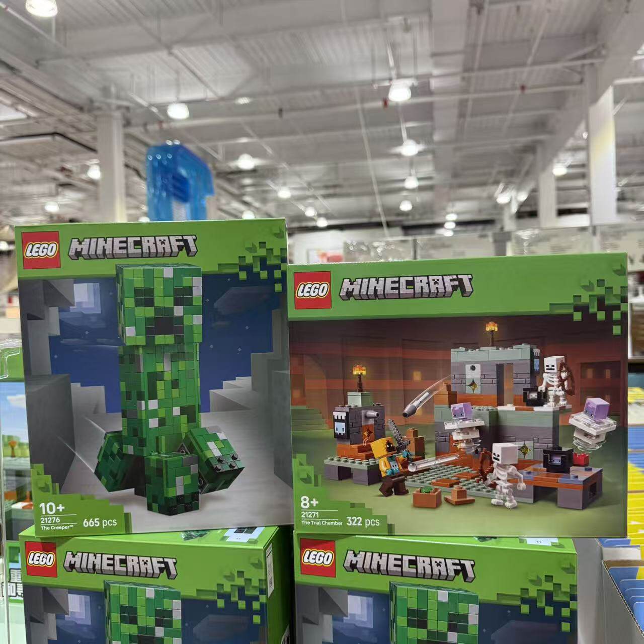 开市客代购 LEGO乐高苦力怕 试炼密室可动玩法设计标志性造型还原