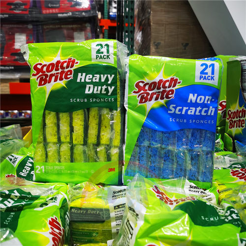 开市客海绵百洁布思高油污洗碗布