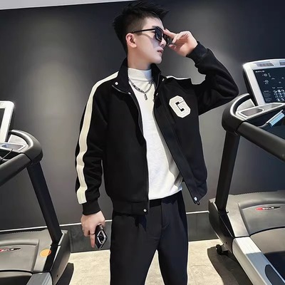 潮牌刺绣春秋外套夹克棒球服上衣