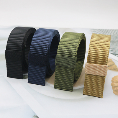 尼龙带身38MM无孔无牙带条