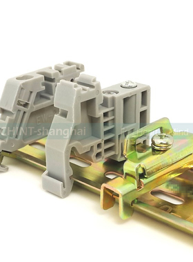 EW-35接线端子排挡板 C45铁导轨固定件SAK通用终端塑料堵头 卡35m