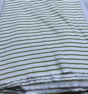 印花莱赛尔天丝麻面料 3米白底数码