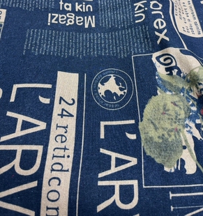 印花亲肤百搭 3米棉麻面料数码