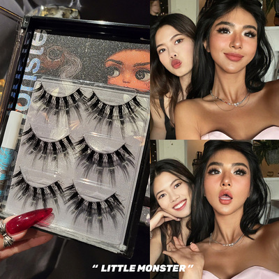 亚裔混血假睫毛自然纤长