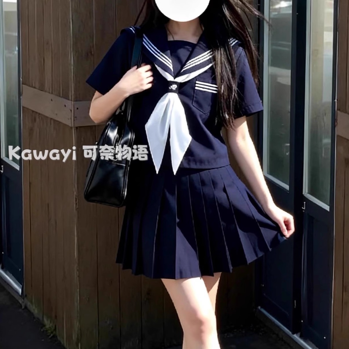 【改良三本水手服】杨超越同款白领JK制服学生校供感学院风套装