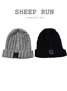 SHEEP RUN大牧场 美利奴羊毛儿童保暖帽成人保暖帽