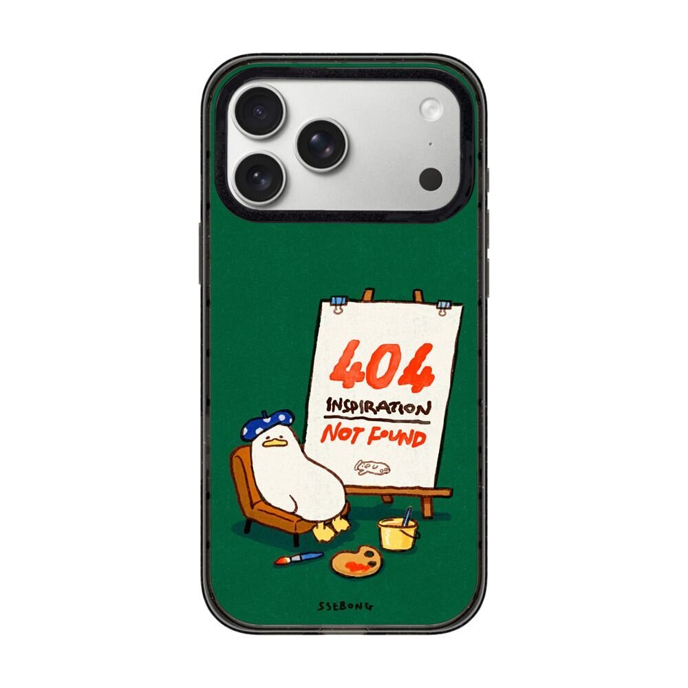 【韩国代购】新款满印绿底404小鸭子适用iphone17promx手机壳苹果18/16/15pro外壳苹果14/13磁吸Magsafe情侣