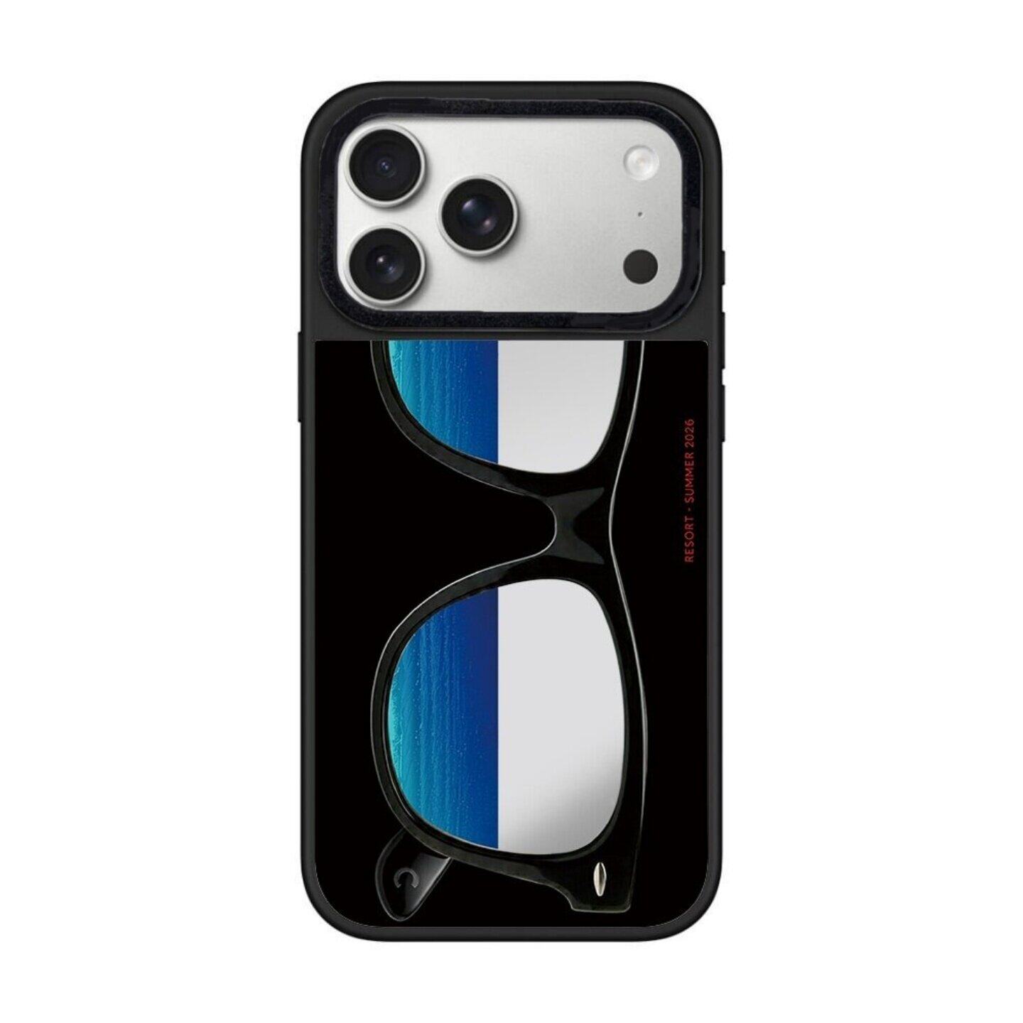 【韩国代购】新款海平线太阳眼镜适用iphone17手机保护壳苹果17/16/15promax防摔镜面14pro/plus磁吸Magsafe