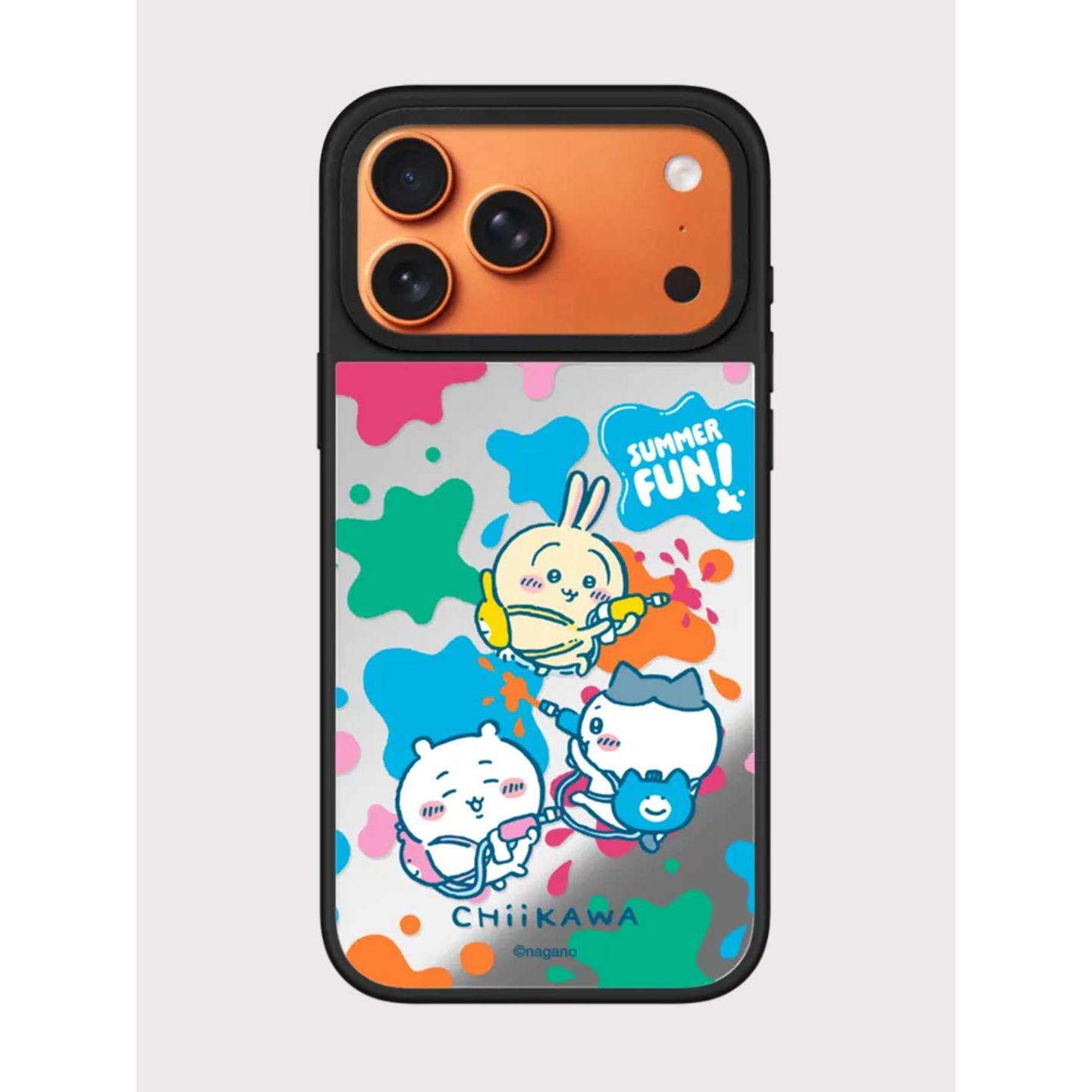 【韩国代购】水枪大战镜面手机壳适用苹果17/16promax新款iphone15plus保护套14/13pro透明防摔12磁吸Magsafe