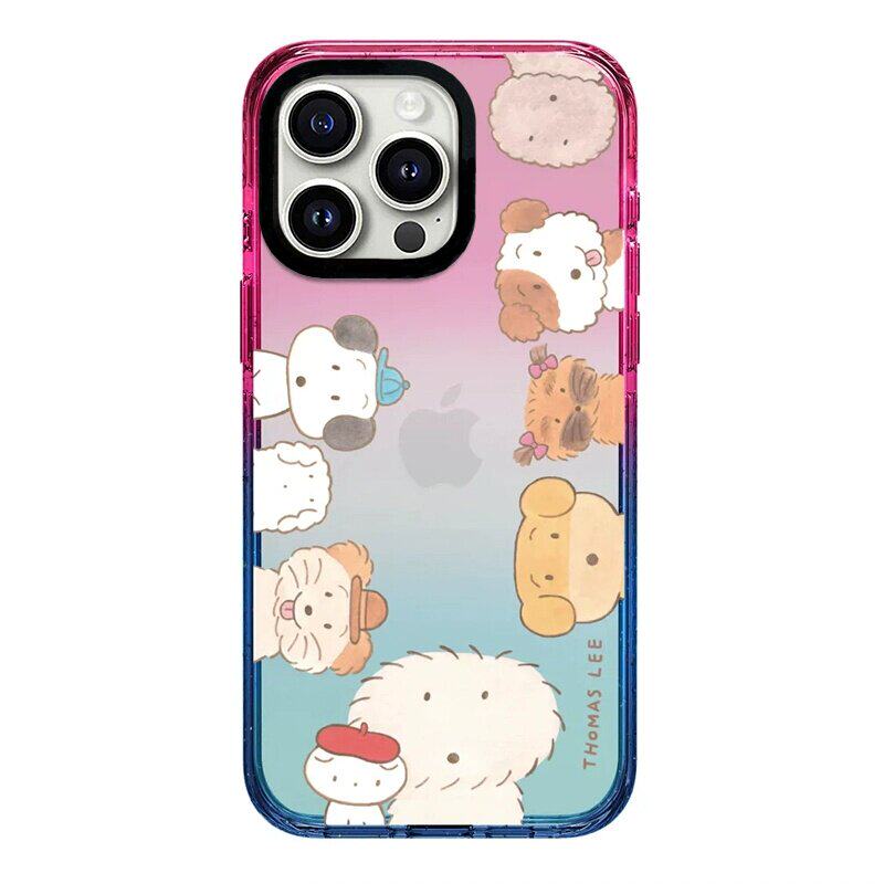 【韩国代购】新款棉花糖狗狗环绕适用苹果17/16promax手机壳iphone15/14pro/plus保护套13/12磁吸Magsafe防摔