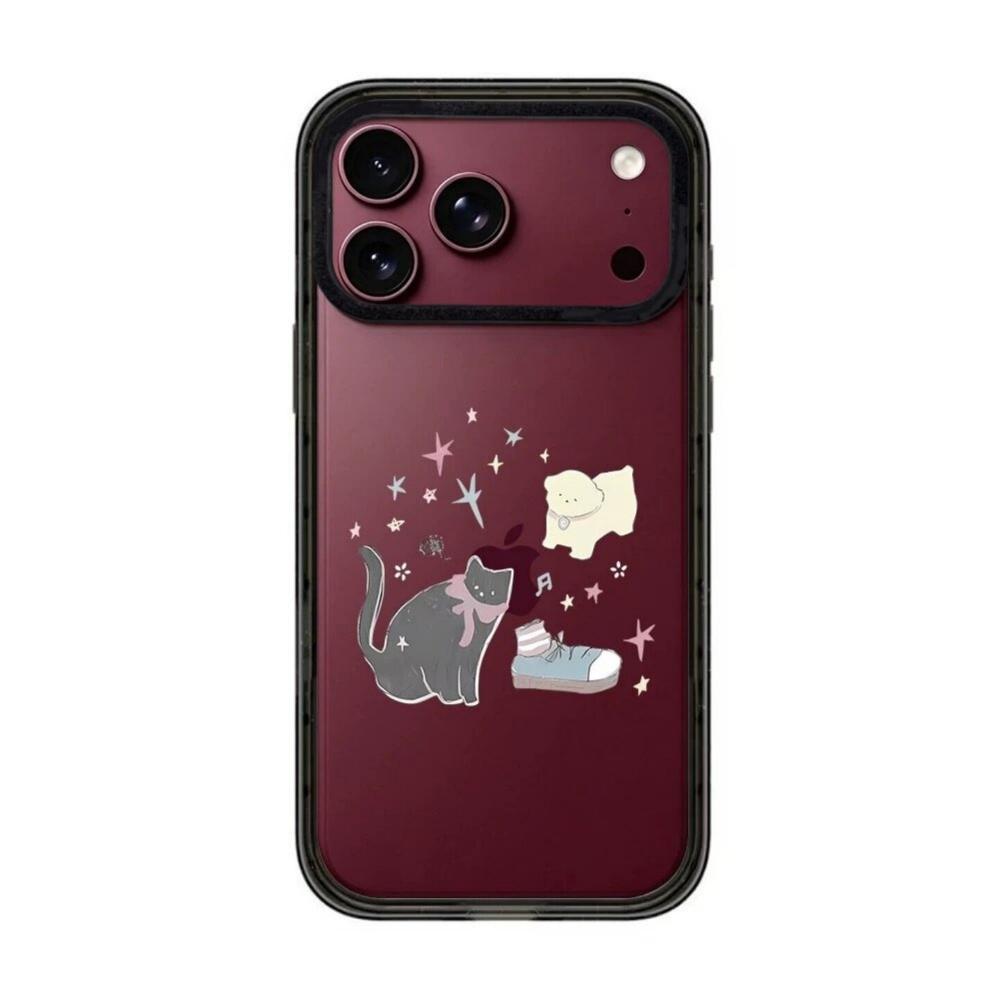 【韩国代购】新款小动物灰猫篮球鞋适用iphone18/17promx手机壳苹果16/15pro防摔外壳苹果14/13磁吸Magsafe12