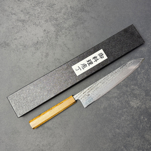 恒久 银三锤纹大马 240mm牛刀 半镜面研磨 日本厨刀 主厨刀