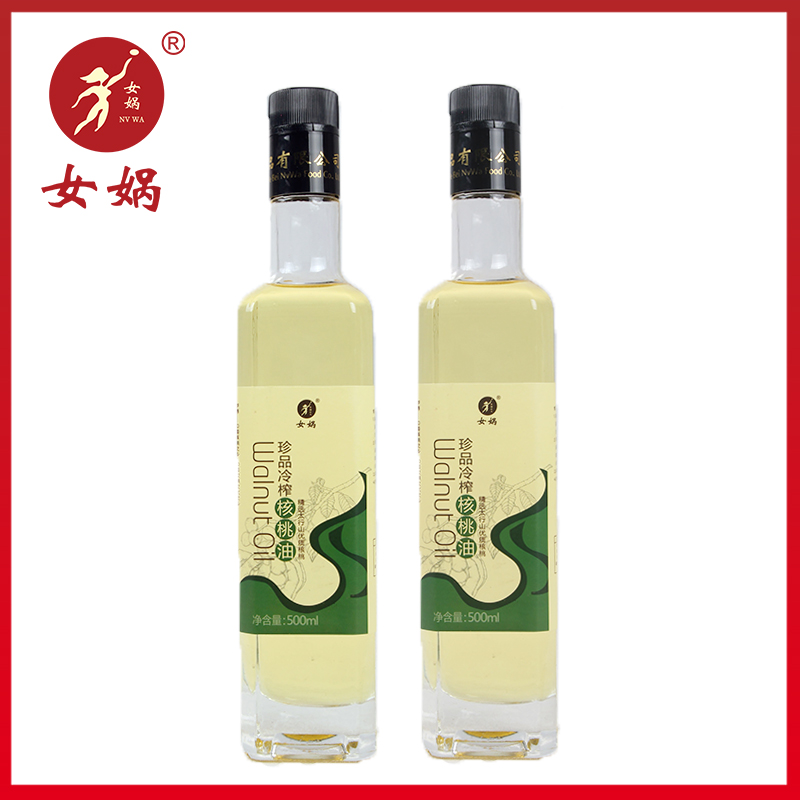 冷榨压榨食用油辅食女娲核桃油