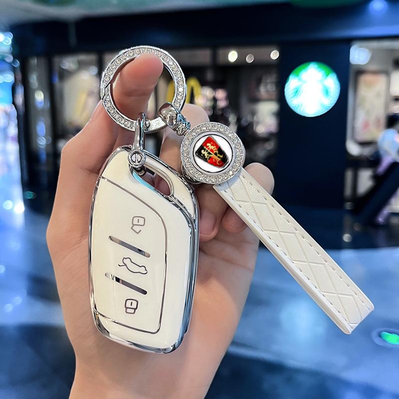 荣威i5钥匙套RX5车扣科莱威专用保护壳i6 MAX挂链RX3简约eRX5高级