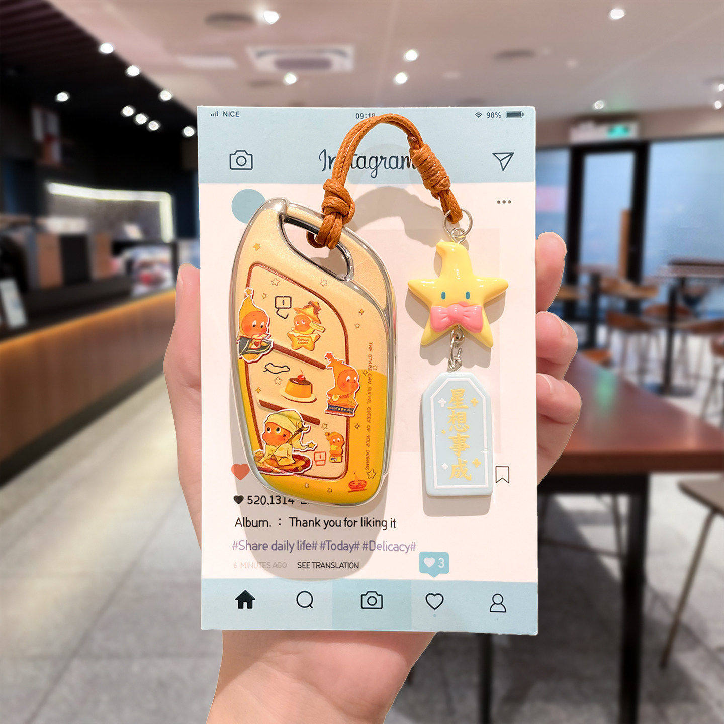 荣威RX5钥匙套i5新款rx5plus汽车D7壳i6扣max科莱威rx3可爱内饰品