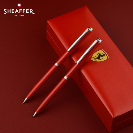 Sheaffer/犀飞利法拉利联名款200系列原子笔学生用中性练字签名笔