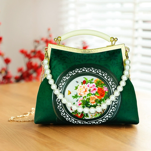 Сумка на одно плечо, ретро ципао, портативный браслет