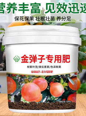金弹子专用肥促花挂果防黄叶盆栽有机生物肥料四季通用不烧根花肥