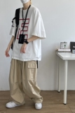 22夏季新款克莱因蓝T恤短袖港风中性情侣印花纯棉Z01，男装T恤，星座805 (原301D-3)