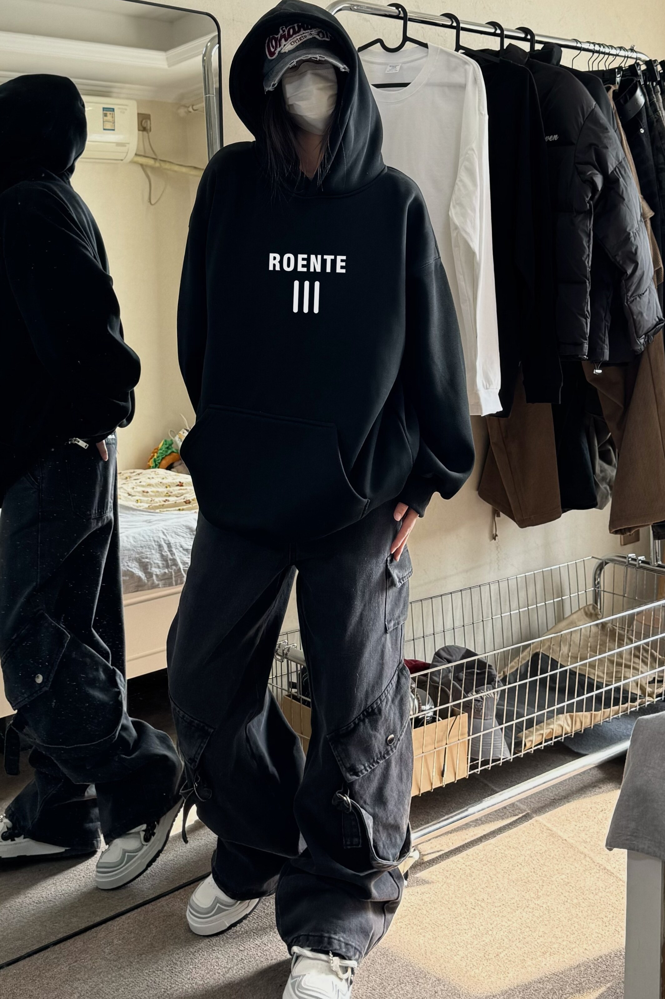 自拍图得物抖音品质360克65棉华棉连帽卫衣WD12特批45,男装卫衣,星座805 (原301D-3)