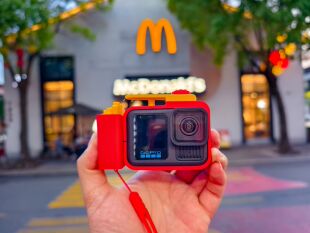 【纸头哥兔笼】GOPRO9/13代相机兔笼快门手柄 麦当劳薯条形状